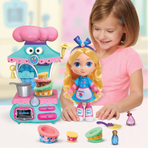 Disney Junior Alice's Wonderland Bakery Friends, 3 Inch Figure Set of 6,  Officially Licensed Kids Toys for Ages 3 Up by Just Play