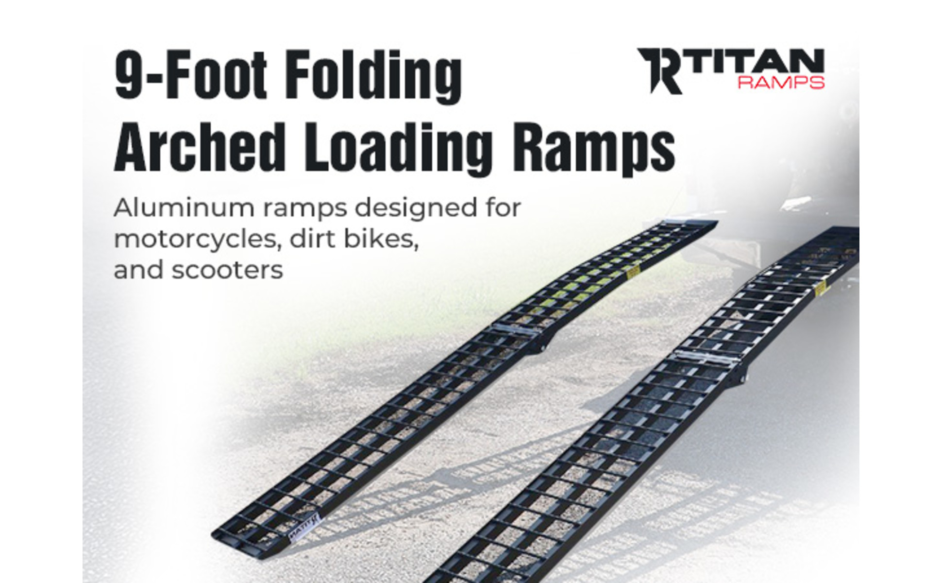 Titan Ramps 9' Portable ATV Ramps 1200 Lb Capacity Jamaica