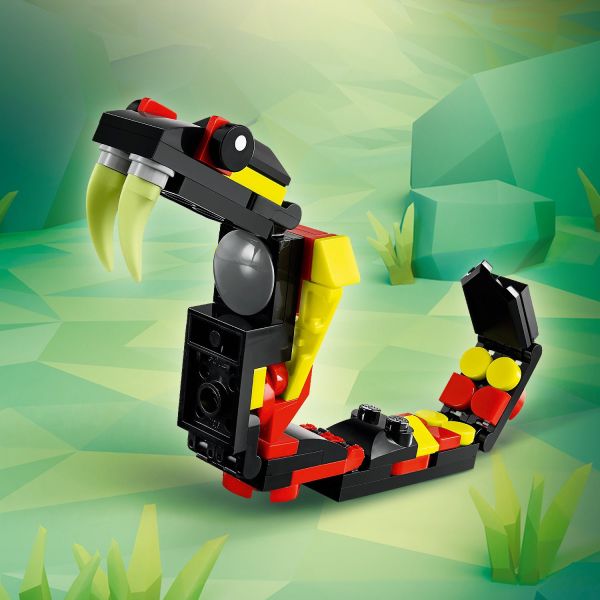 Kids can pose the snake toy in different positions.