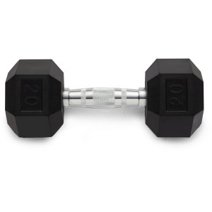 Weider 20lb Rubber Hex Dumbbell Single Walmart