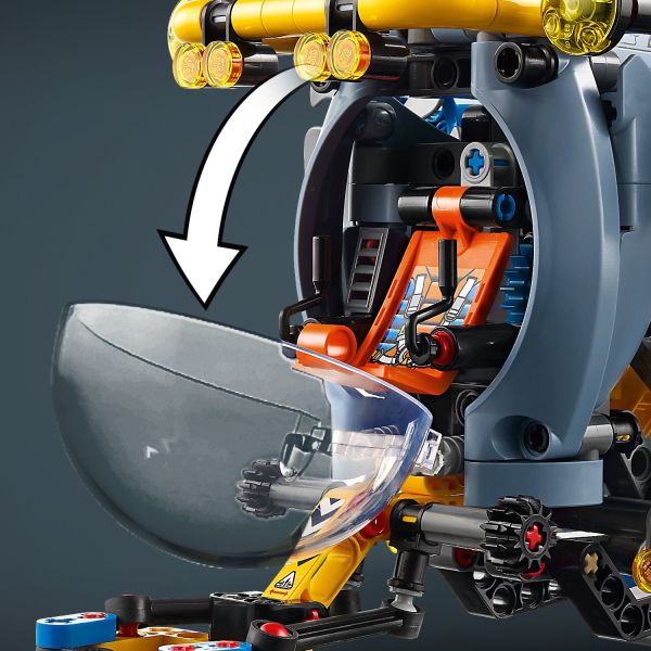 Explore the cockpit, which comes with a seat and controls.