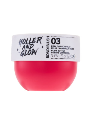 Holler and Glow Bondi Blush Pink Dragon Fruit Body Butter, 150g