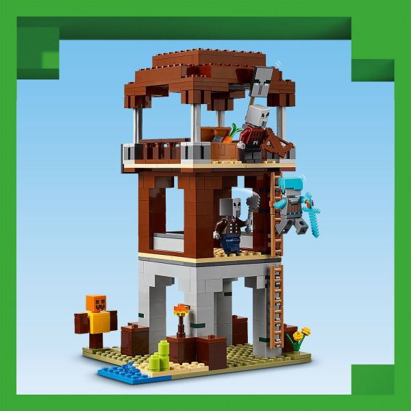 The watchtower has ladders to provide access to the loot.