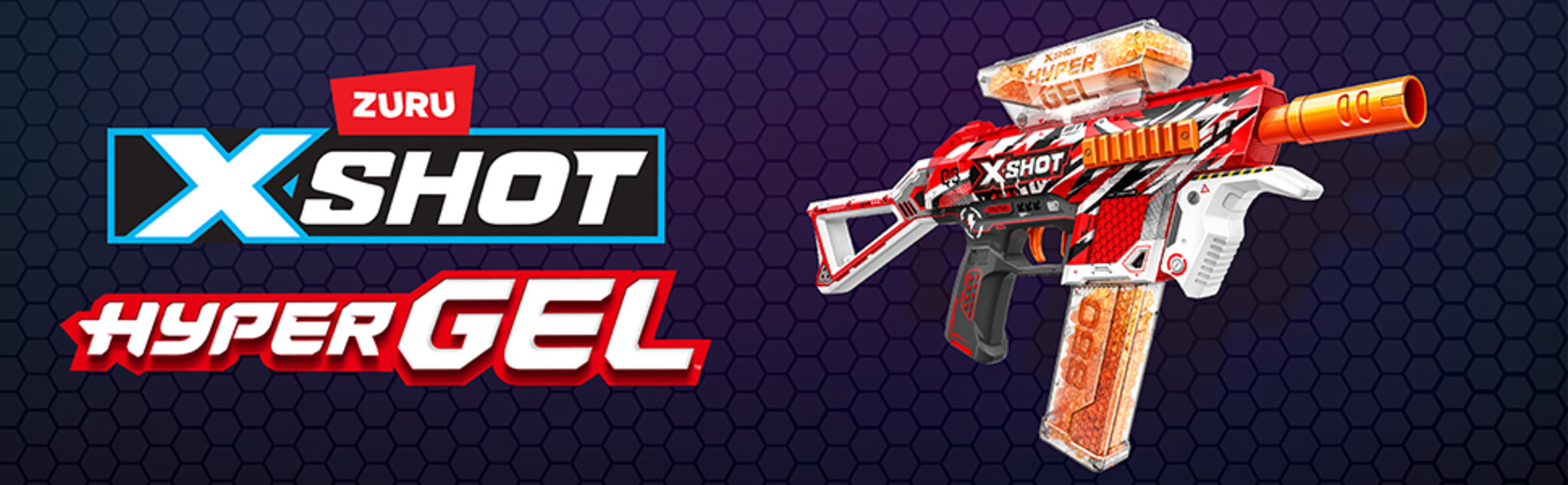  XShot Hyper Gel Trace Fire Blaster, Semi and Fully Automatic Gel  Blaster & 10,000 Gellets, 600 Capacity Hopper & 850 Capacity Mag, Ages 14 &  Up by ZURU : Toys & Games