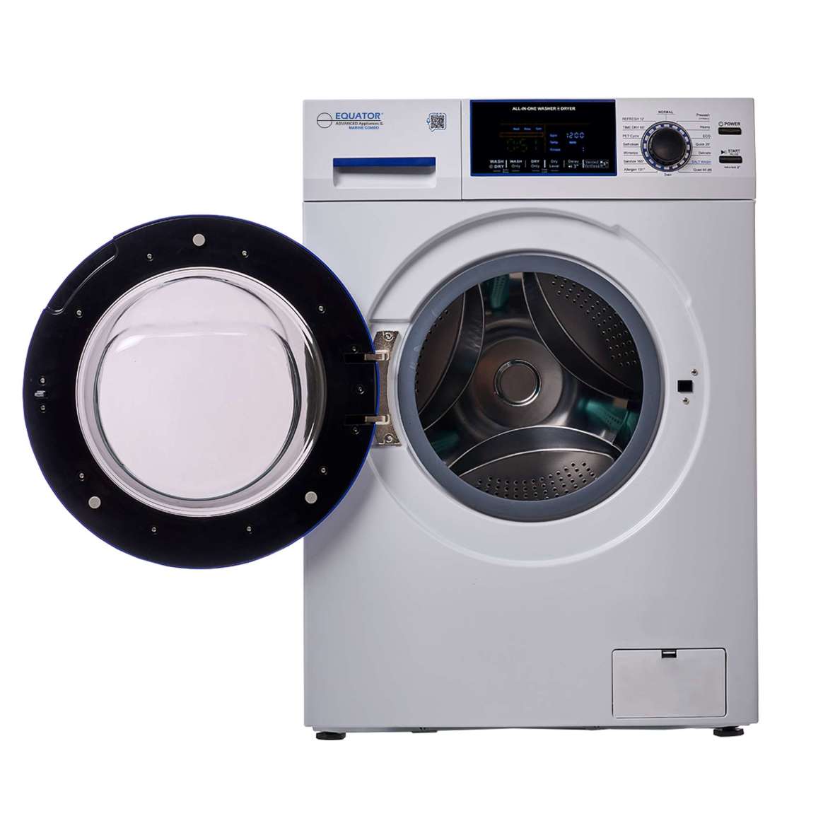 Equator Marine Dryer, 3.1 cf/15 lbs, Sanitize, Sensor Dry, Refresh, ECO, 110V, Anti-Corrosion.