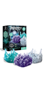 DIY Light-Up Terrarium Plants & Crystals Geodome Grow Kit - 16 Pieces 32306067177559 1800x1800