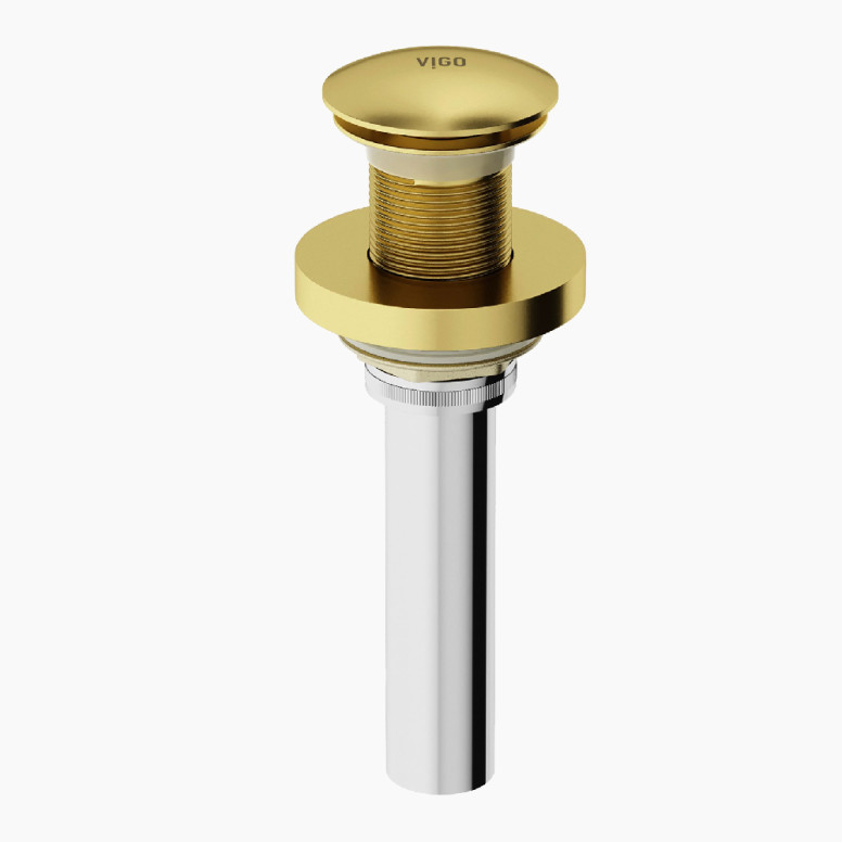 VIGO Vessel Bathroom Sink Pop-Up Drain and Mounting Ring