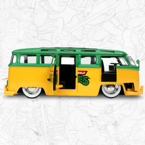 Jada 1962 Volkswagen Bus 1 by 24 Scale Diecast Model Car, Yellow