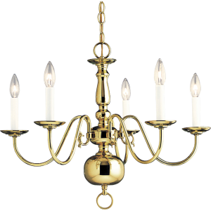 Georgian Style Brass and White Ceramic Eight-Arms Chandelier For