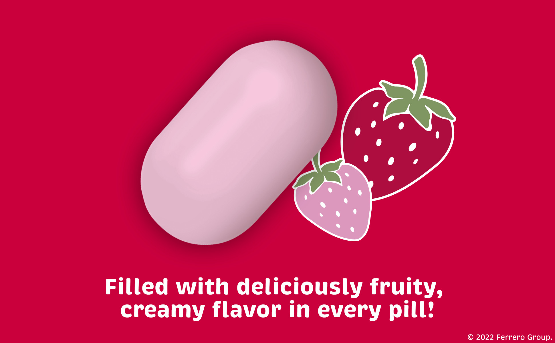 Tic Tac Strawberry & Cream Flavor