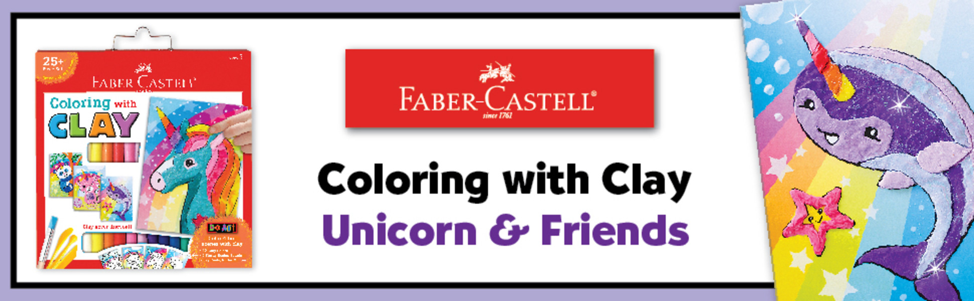 Faber-Castell Do Art Coloring with Clay Unicorn & Friends - Child