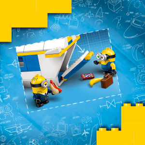 LEGO Minions: The Rise Gru: Toy Minion (75547) Plane Pilot Training Kids of in Set for