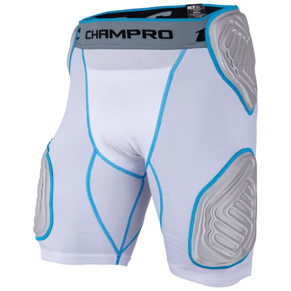 Champro Sports Bull Rush 5-Pad Football Girdle, Compression