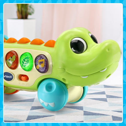 VTech Squishy Spikes Alligator Hard Plastic Soft Plastic