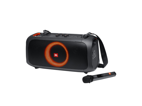 JBL PartyBox On-The-Go Portable Bluetooth Karaoke Speaker with Wireless Mic  and Built-in Lights - Walmart.com