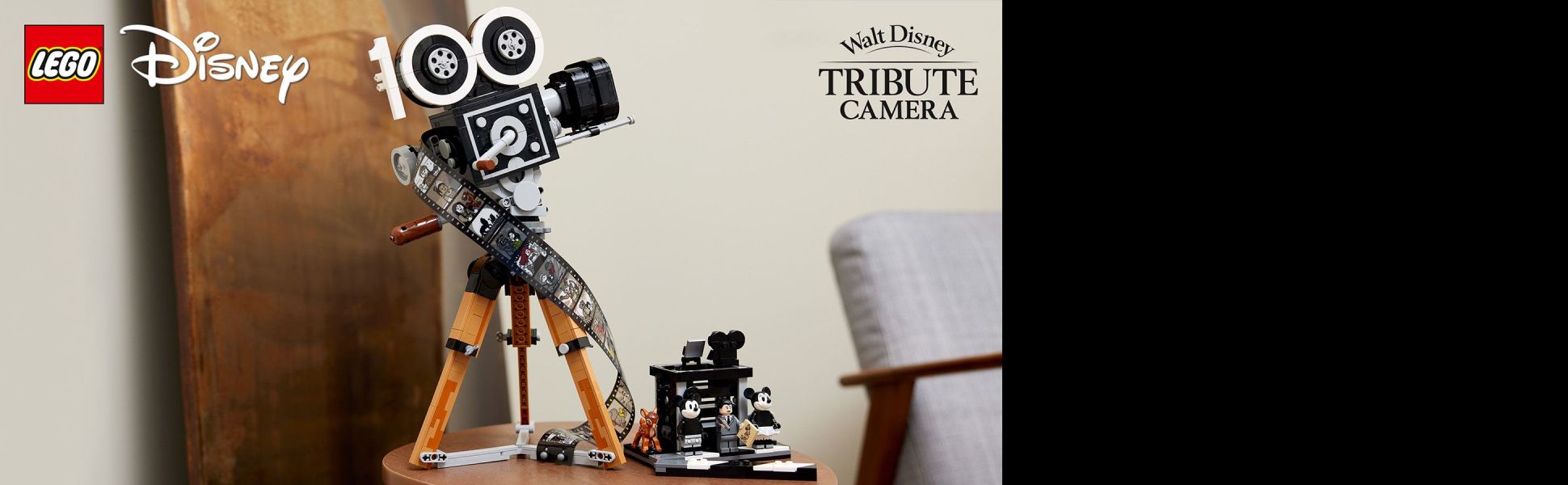 Join the celebration of Disney’s 100th anniversary with this creative LEGO Disney set and share in the magic of movies.