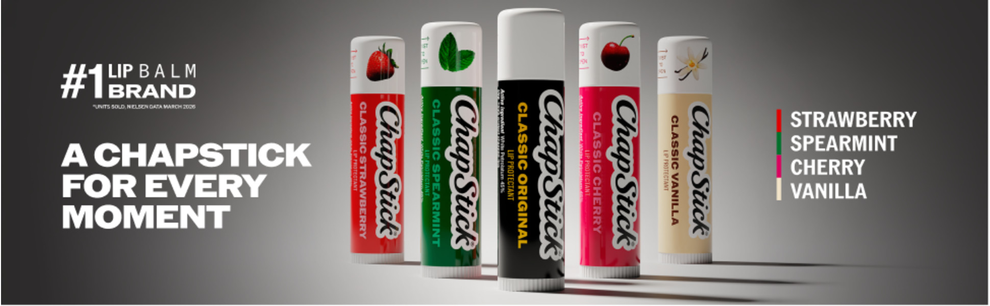 ChapStick Classic Original Lip Balm Stick, Lip Balm Set, 3-Count
