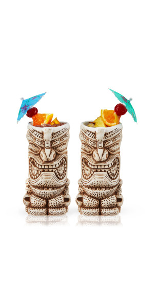 Set 4 Bicchieri da Cocktail Tiki