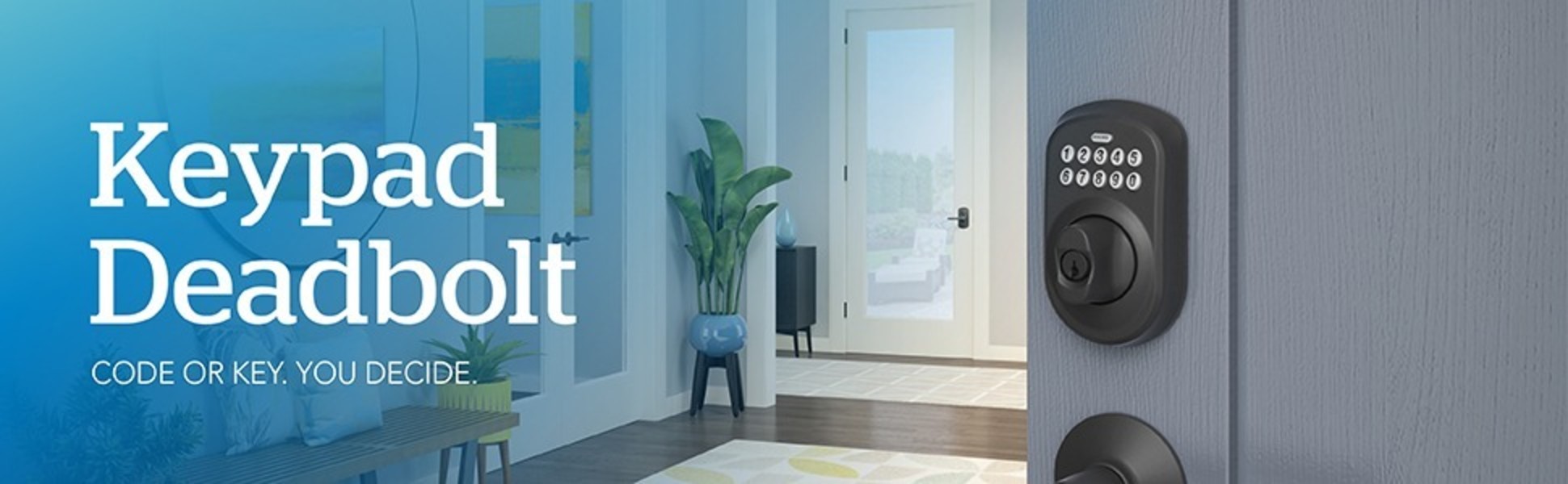 Schlage Camelot Keypad Electronic Door Lock Deadbolt and Georgian