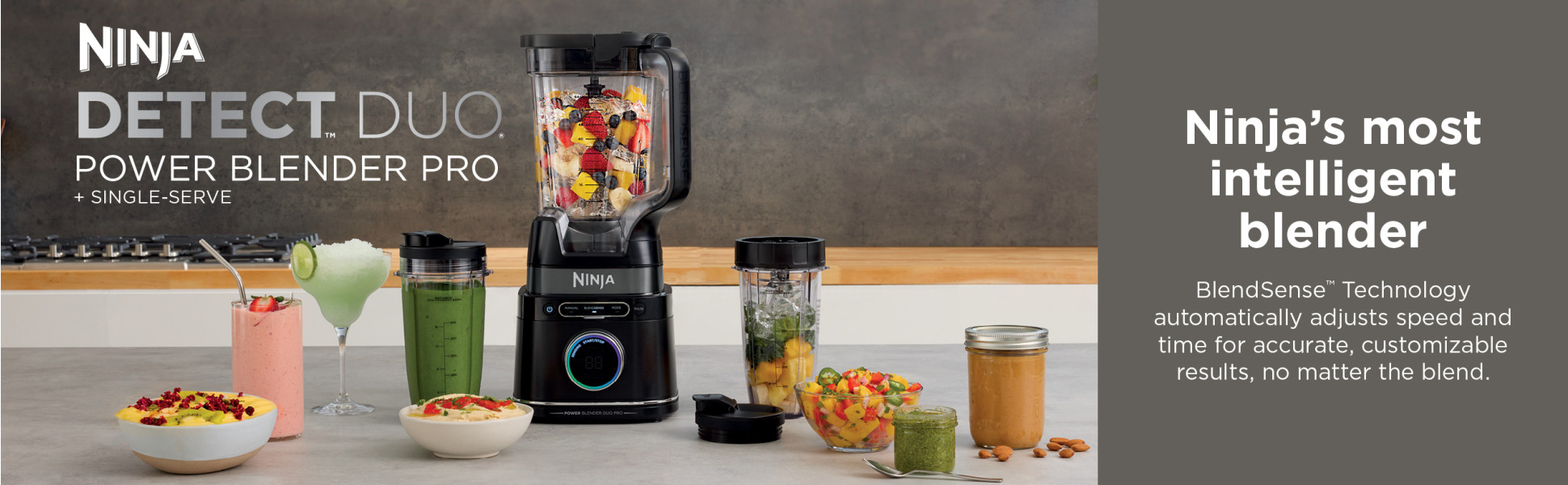 NINJA Detect Duo Power 72 oz. 10 Speed Black Pro Blender, Single