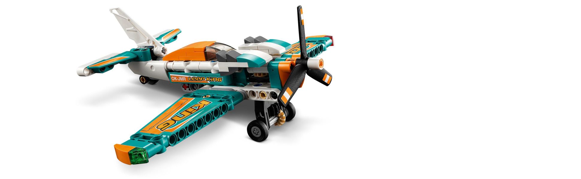 LEGO Technic Race Plane 42117 Educational Toy Jet Plane, 2in1