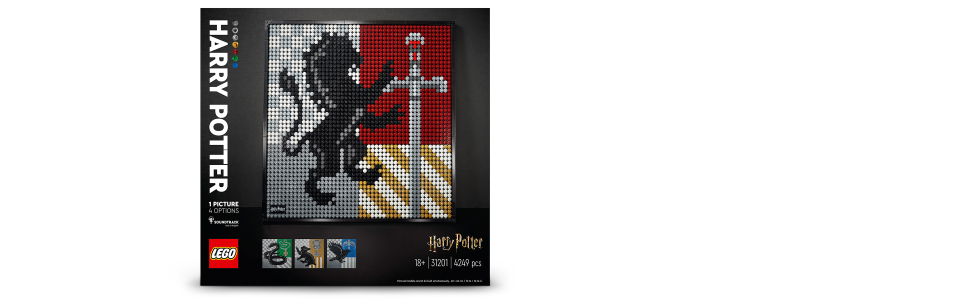 LEGO® ART Harry Potter Hogwarts Crests 31201 (Retiring Soon) by LEGO  Systems Inc.