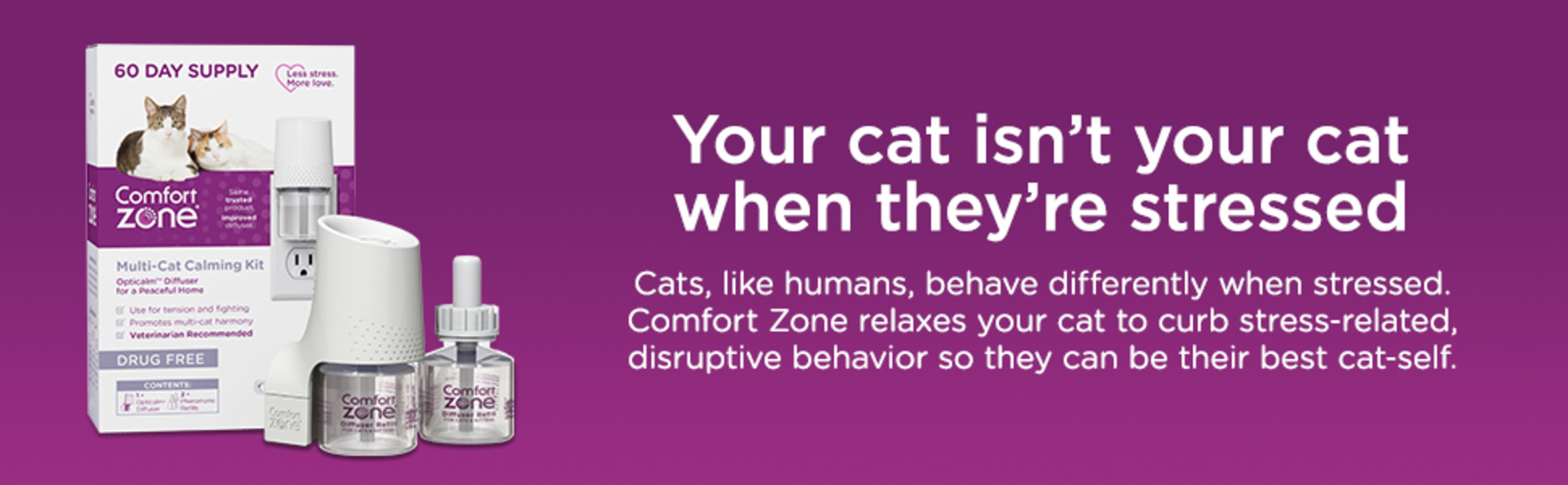 Comfort Zone With Feliway 48 ml Refill - CountryMax