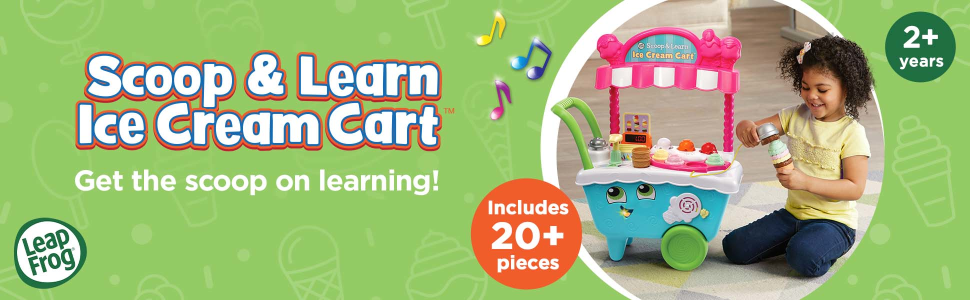 Leapfrog scoop and learn clearance ice cream cart walmart