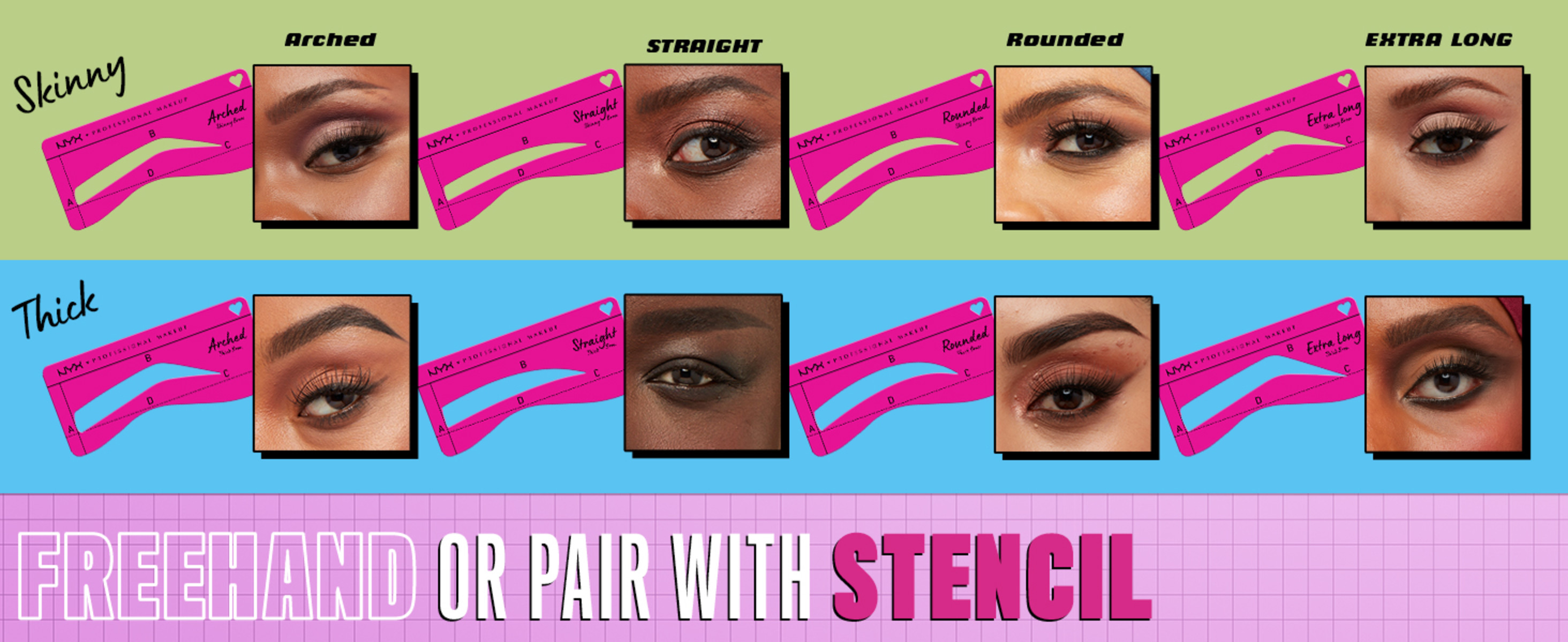 NYX Professional Makeup Zero to Brow Longwear Eyebrow Gel