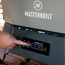 Masterbuilt 40 in. Digital Charcoal Smoker in Gray MB20060321