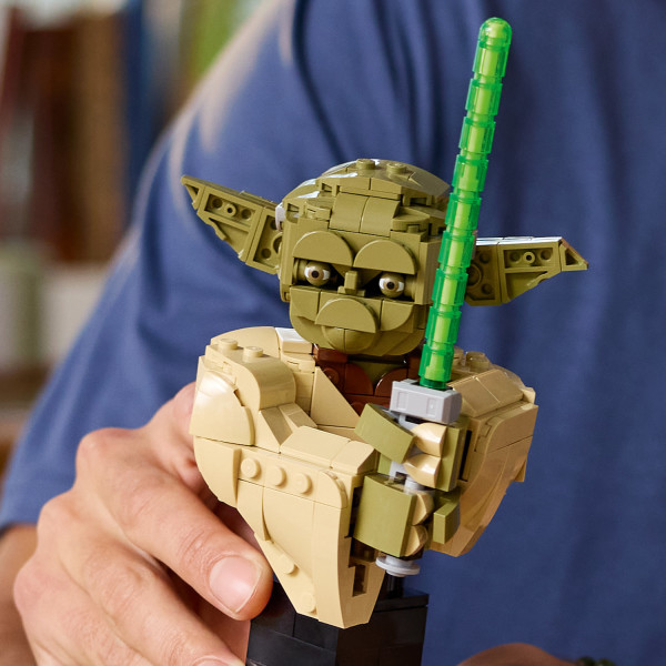 Construct a Lightsaber for Yoda to hold.