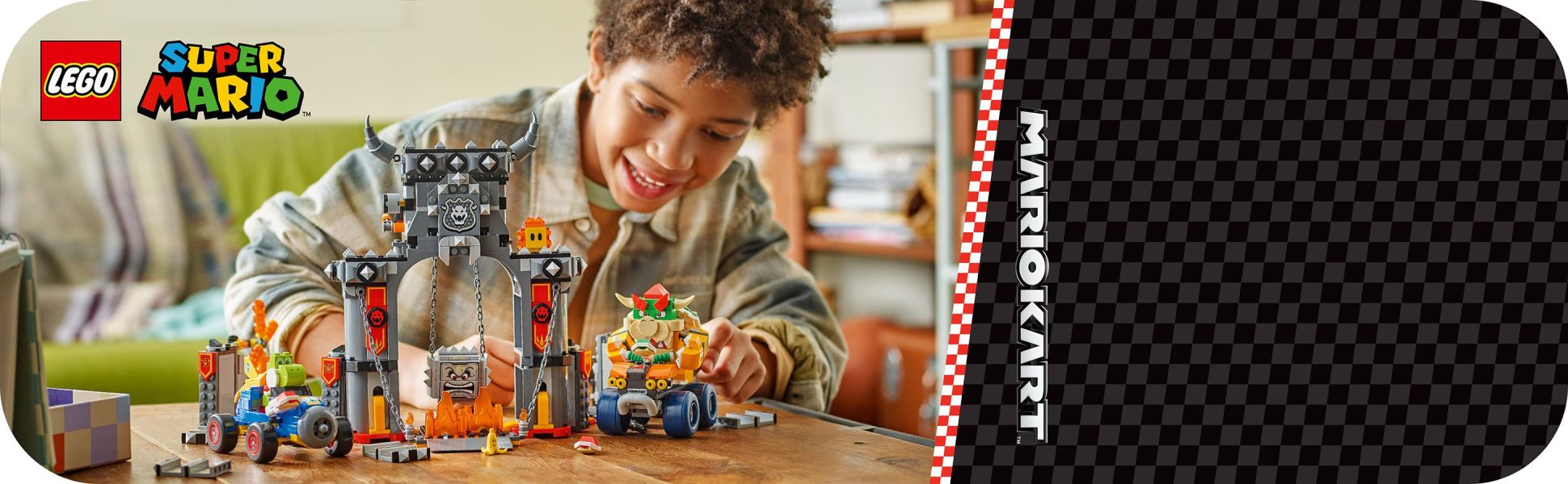 LEGO Super Mario: Mario Kart Bowser‚Äôs Castle Building Toy, 72039