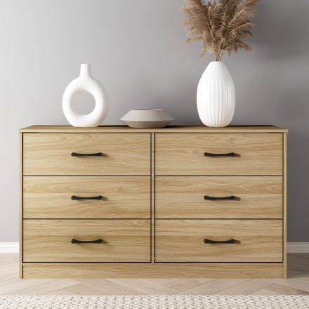 mainstays classic 6 drawer dresser walnut Ardent 6-Drawer Dresser, 53.75 in Wide, Brown Mainstays kids Size:Medium 6-8 embellishment_Fringes Men's Brown Dress Shoes and streamlined
