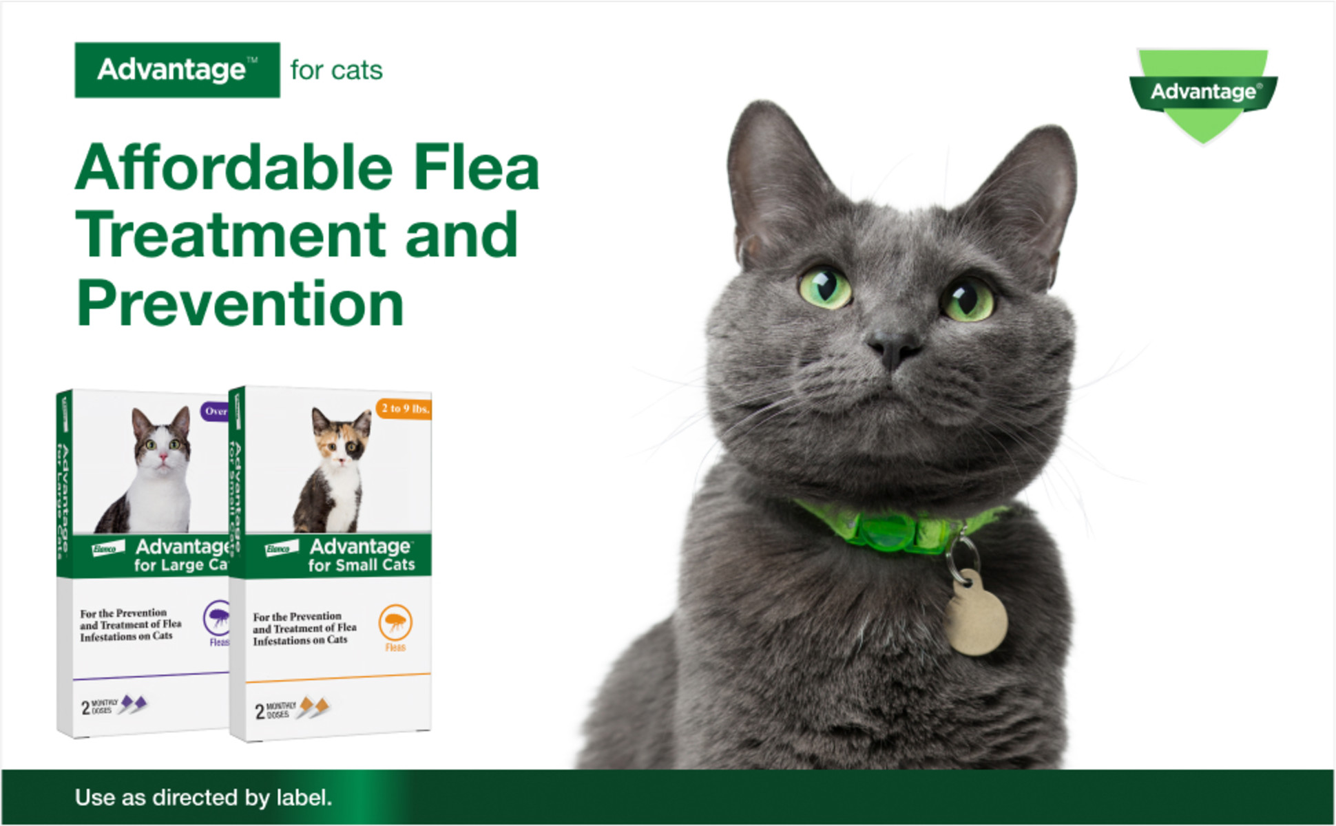 Advantage Topical Flea Prevention 2-Monthly Treatments For Large