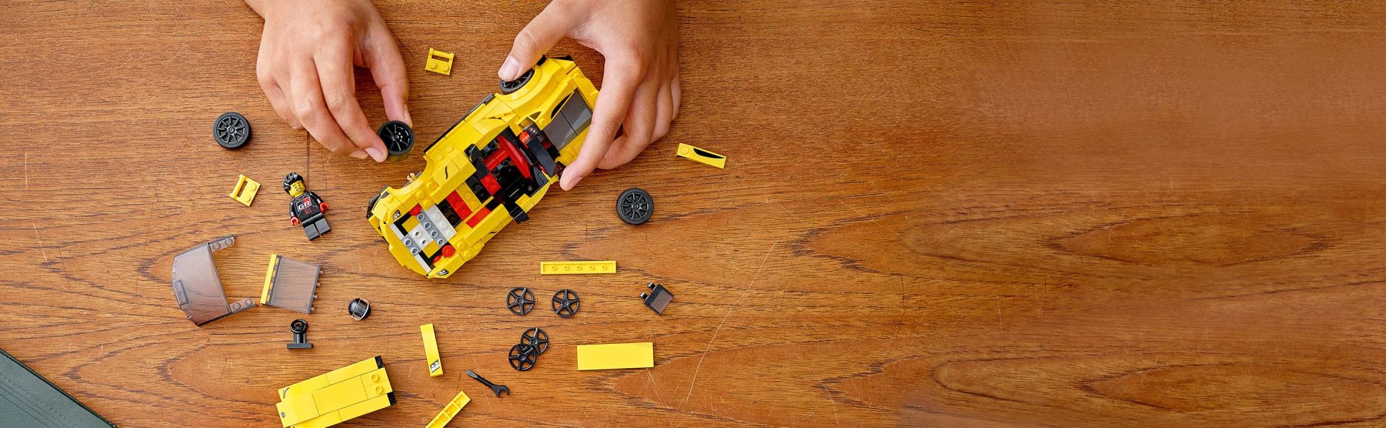 This authentic replica provides a fun building experience, is perfect for display and awesome for high-energy race action!