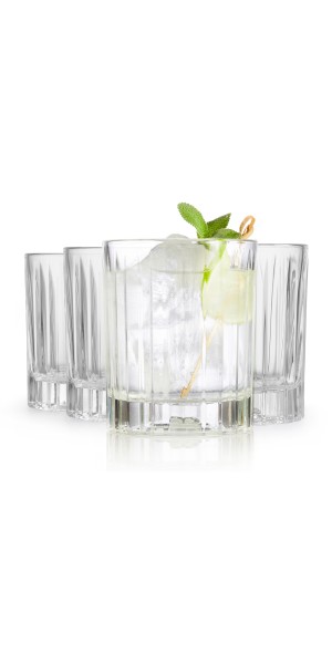 Libbey Flashback DOF Cocktail Glasses, 12 oz, Set of 4