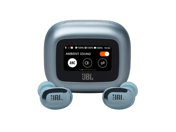 JBL Live Buds 3 Noise-Cancelling Earbuds with Smart Case, Blue, 40