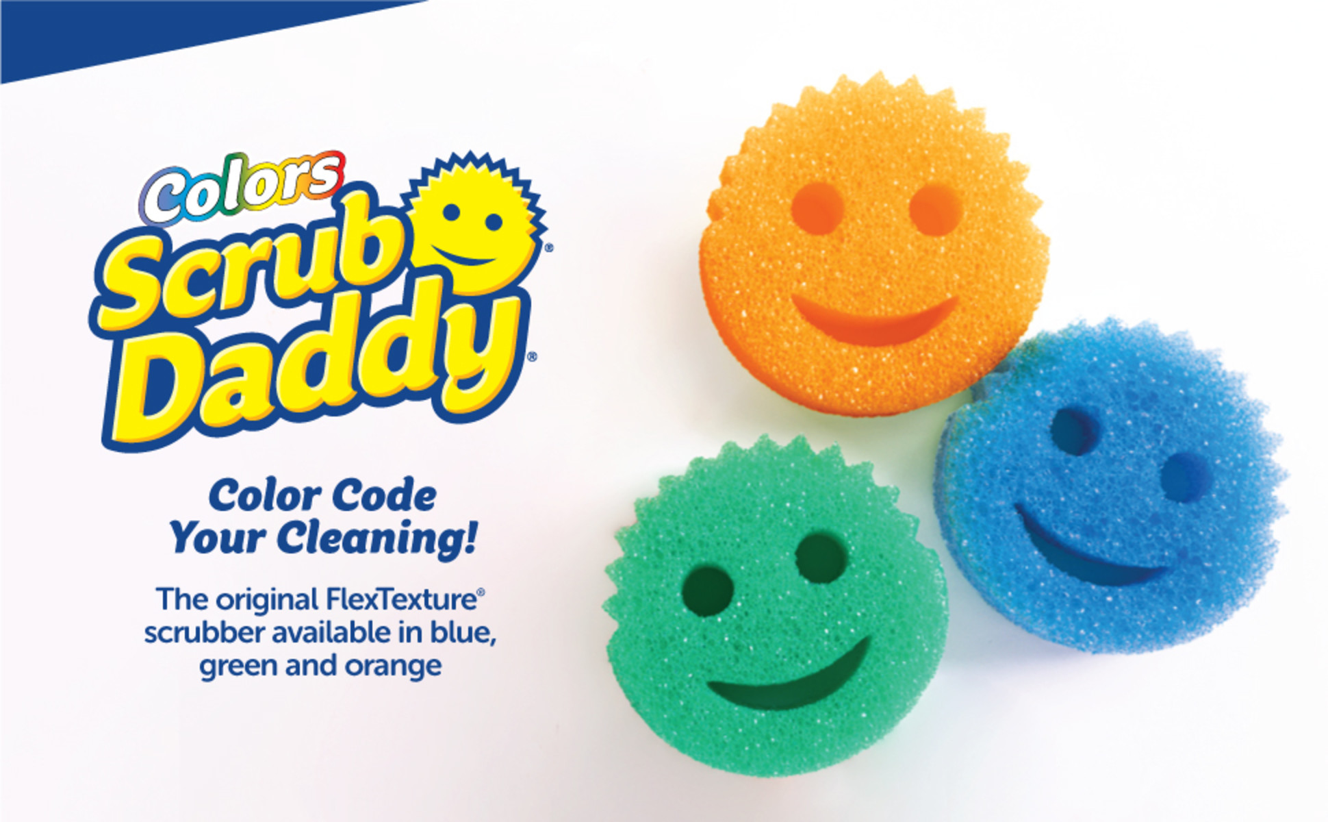 Scrub Daddy Flex Texture Scrubber Sponge SDC3PK 3-pack – Good's Store Online