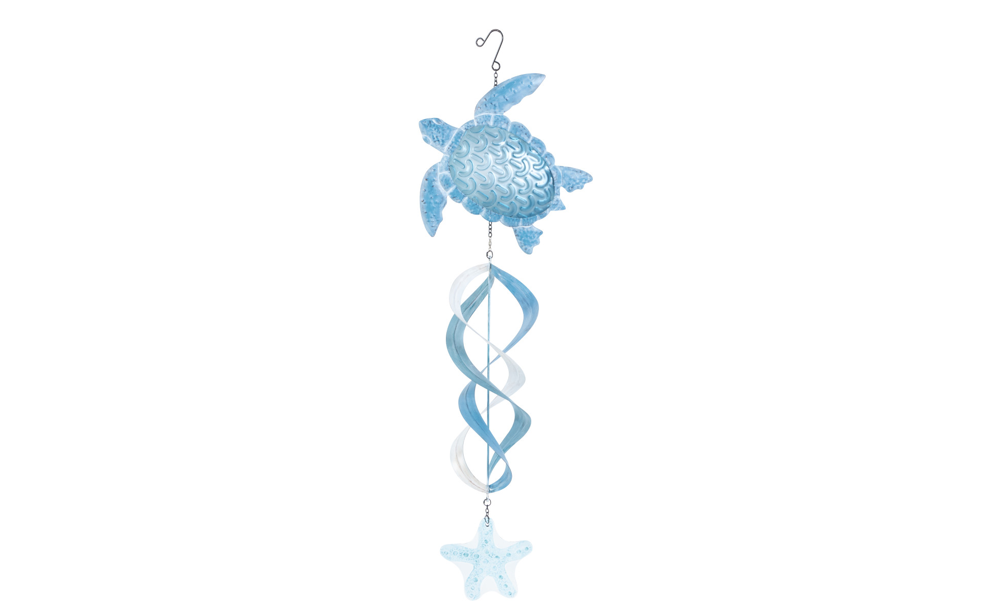 郵送買取 新品5台以上送料無料キャンペーン中！！  Swirl Metal Blue in. 33 Lane Litton Wind Windchime Spinner シャツ/ブラウス(半袖/袖なし)