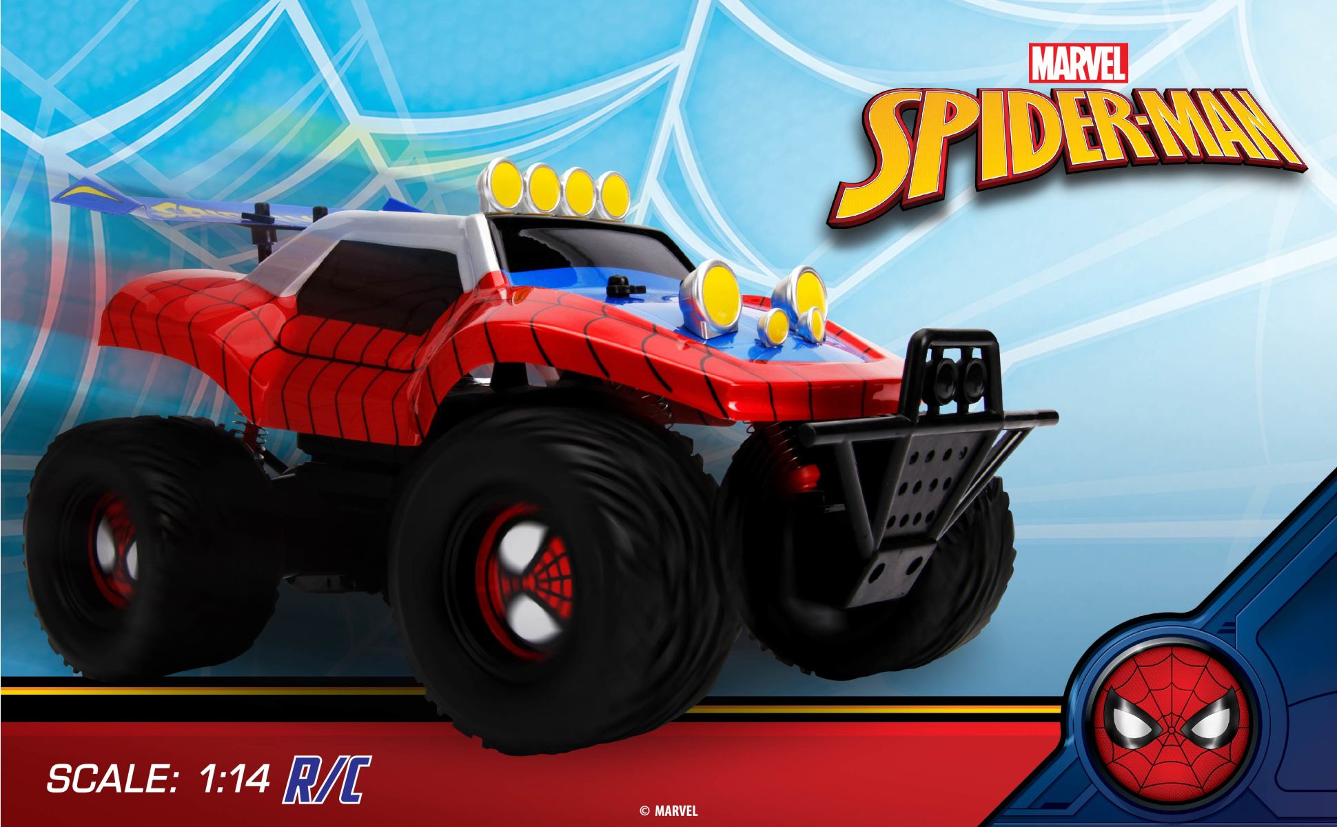 Voiture RC Buggy Spiderman 1/14