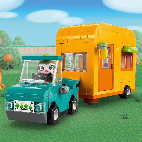 Pack the stall then drive it to the next location.