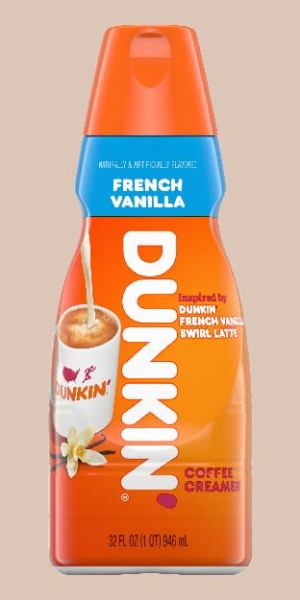 Dunkin’ French Vanilla Coffee Creamer, 32 oz.