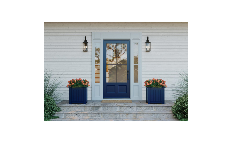 Progress Lighting Gibbes Street Collection 2Light Textured Black Clear