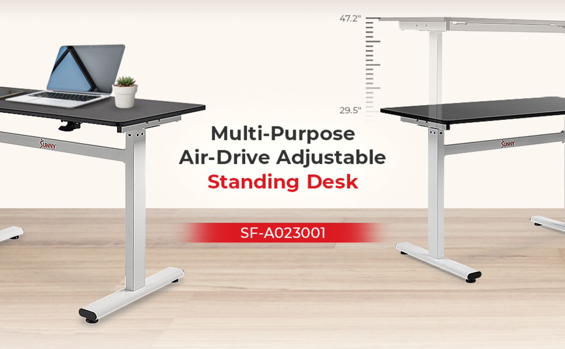 Sunny Health & Fitness Multi-Purpose Air-Drive Adjustable