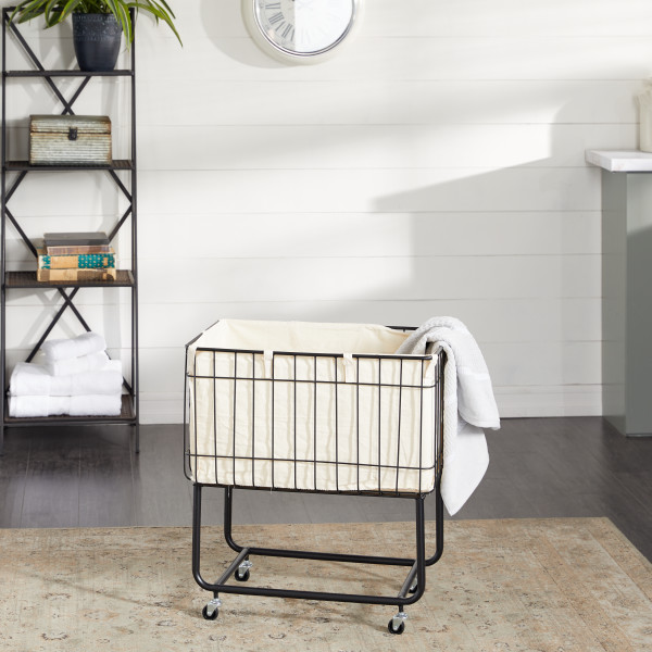 Brown Rolling 6 Shelves Kitchen Storage Cart with Wheels