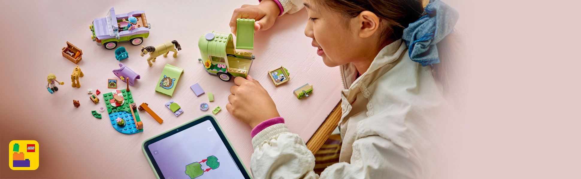 Builders can zoom in, rotate sets in 3D and track their progress using the fun, intuitive LEGO Builder app.