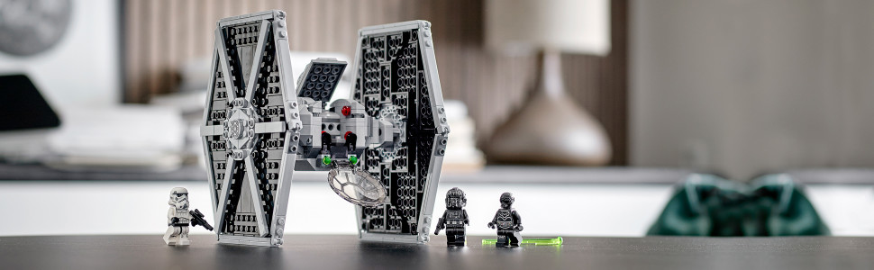 LEGO Star Wars Imperial TIE Fighter 75300, with Stormtrooper and