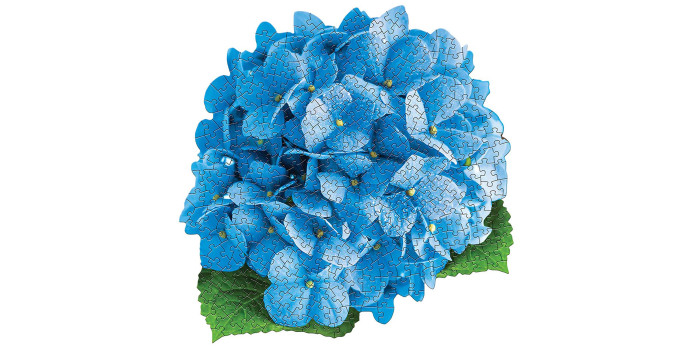 Madd Capp: I Am Hydrangea - 350 Piece Puzzle - Floral Shaped