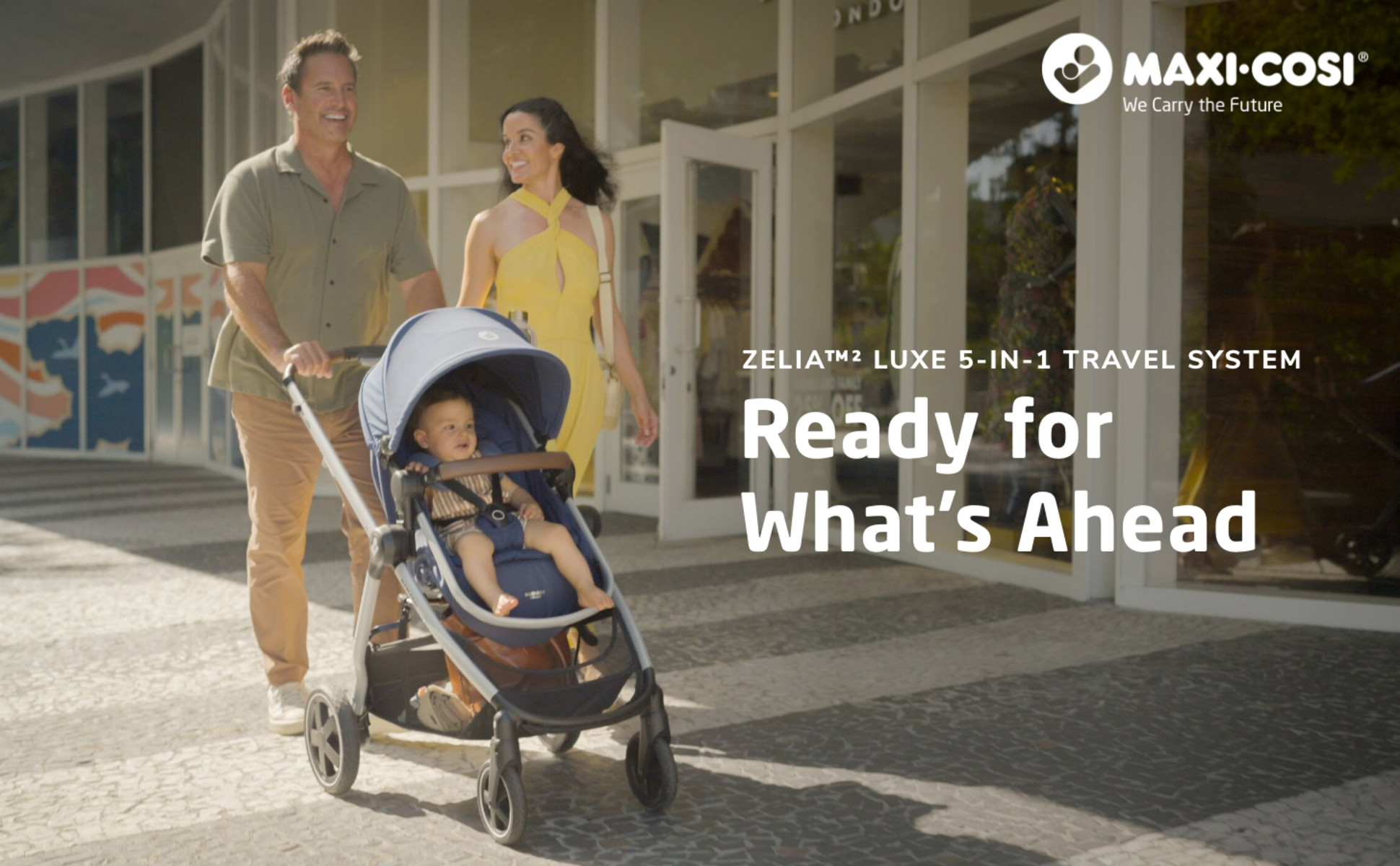 Maxi-Cosi Zelia² Luxe 5-in-1 Modular Travel System, New Hope
