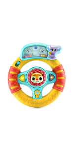 VTech® Grip & Go Steering Wheel™ Interactive Driving Toy for Babies